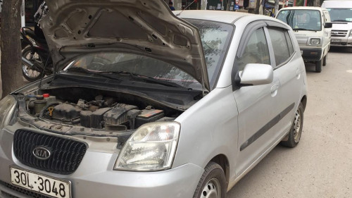 Bán Kia Picanto MT 2007, màu bạc, nhập khẩu0