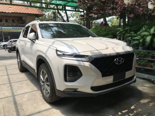 Bán ô tô Hyundai Santa Fe sản xuất 2019, màu trắng, giá tốt