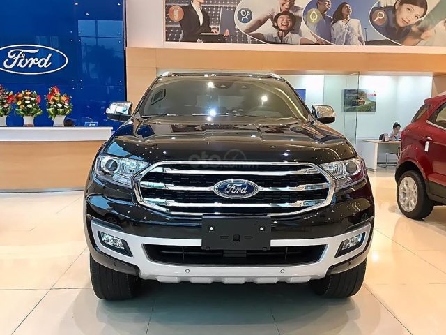 Bán Ford Everest Titanium 2.0L 4x4 AT 2019, màu đen, nhập khẩu  