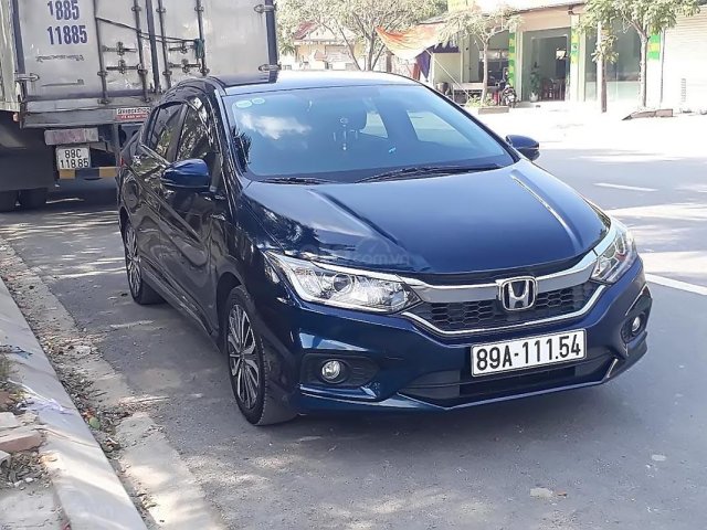 Bán ô tô Honda City 1.5 đời 2017, màu xanh lam, giá 555tr0