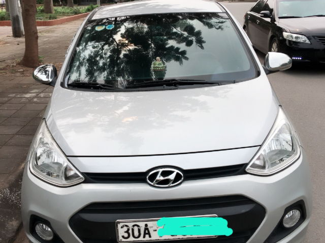 Bán Hyundai i10 sản xuất 2015, màu bạc, 315 triệu, xe nhập0