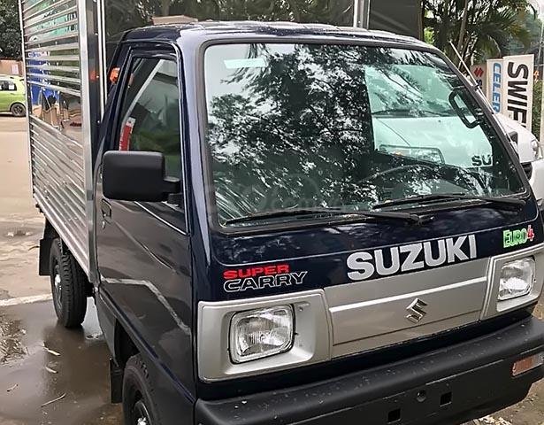 Bán xe Suzuki Super Carry Truck sản xuất năm 2019, màu xanh lam, chất lượng Nhật Bản