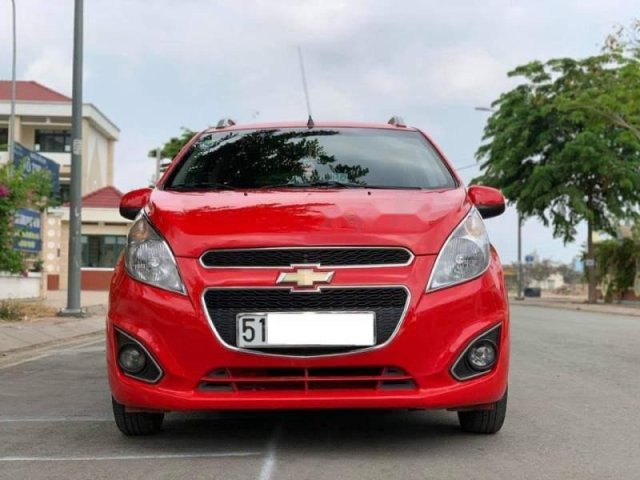 Bán xe Chevrolet Spark LTZ đời 2015, màu đỏ số tự động