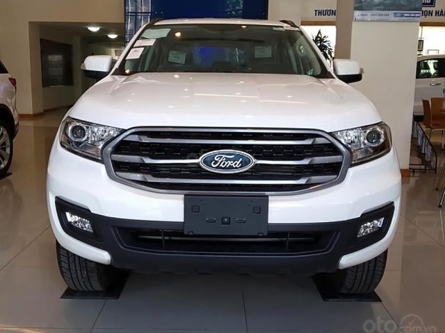 Bán xe Ford Everest Ambiente 2.0 4x2 AT đời 2019, màu trắng, nhập khẩu nguyên chiếc, giá tốt0