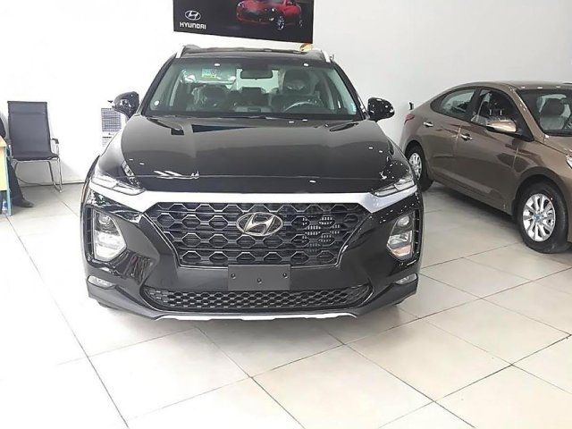 Bán ô tô Hyundai Santa Fe 2.4L 2019, màu đen, giá 995tr