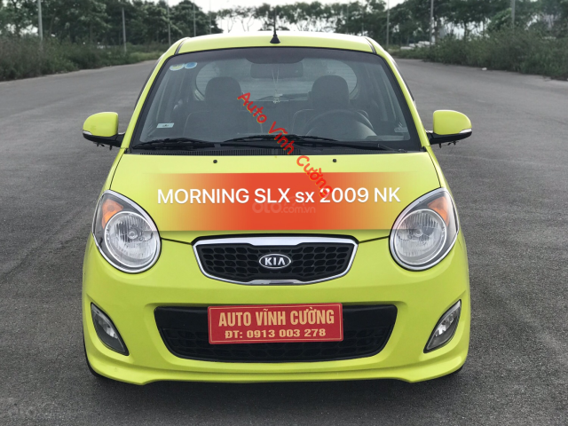 Bán xe Kia Morning 1.0 SLX năm sản xuất 2009, màu nõn chuối, nhập khẩu0