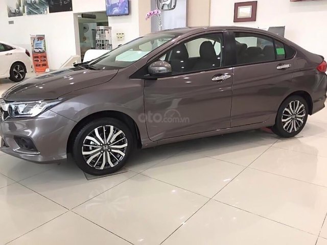 Bán ô tô Honda City 1.5TOP đời 2019, màu nâu, giá 599tr0