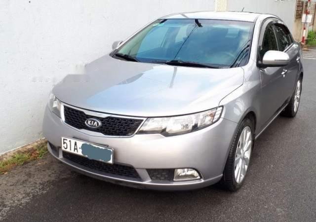 Bán Kia Forte 1.6 AT 2011, màu bạc, xe như mới