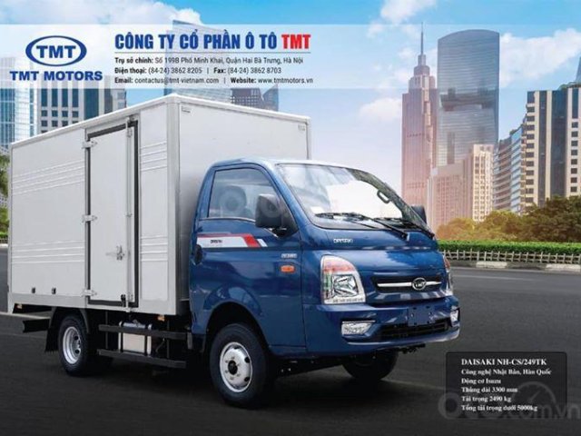 Bán xe tải Daisaki máy Isuzu bền bỉ, tiết kiệm nhiên liệu
