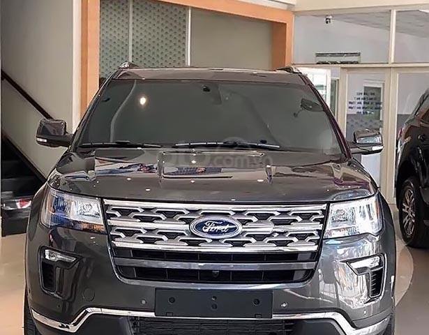 Bán Ford Explorer 2.3L Ecoboost sản xuất 2018, màu xám, nhập khẩu  