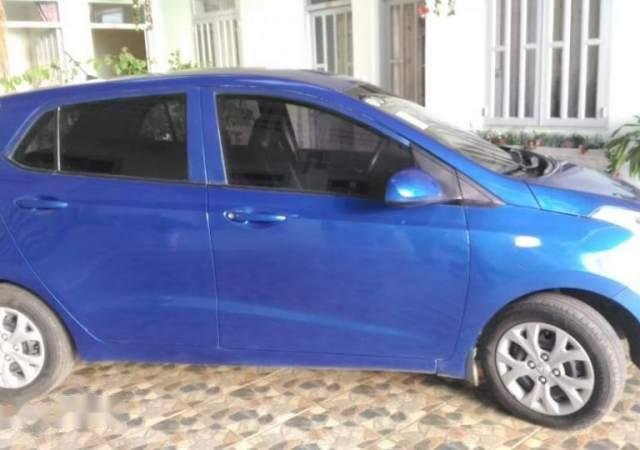 Bán Hyundai Grand i10 sản xuất 2015, màu xanh lam, nhập khẩu 0