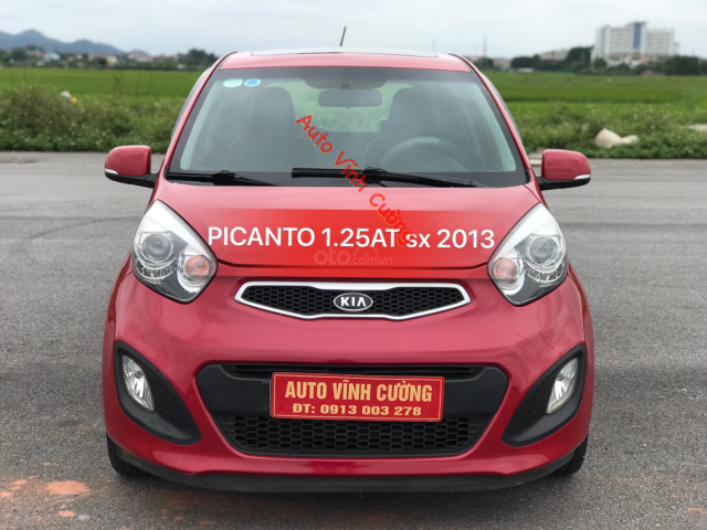 Bán Kia Picanto 1.25 AT Limited đời 2013, màu đỏ