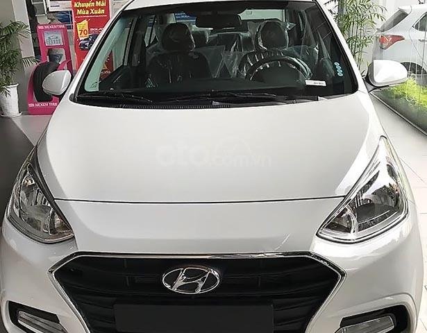 Bán ô tô Hyundai Grand i10 1.2 AT đời 2019, màu trắng, 401 triệu0