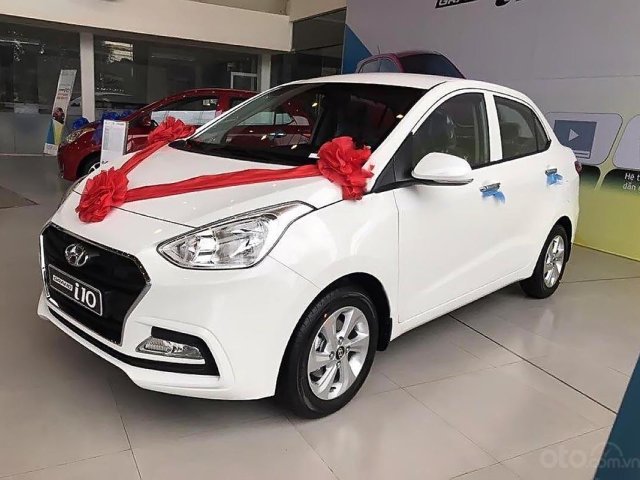 Cần bán xe Hyundai Grand i10 đời 2019, màu trắng giá cạnh tranh