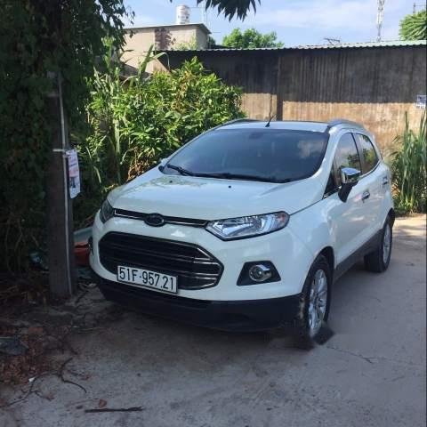 Bán Ford EcoSport 2016, màu trắng, xe nhập, số tự động