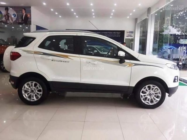 Bán Ford EcoSport 1.5 Titanium sản xuất 2017, màu trắng, giá tốt