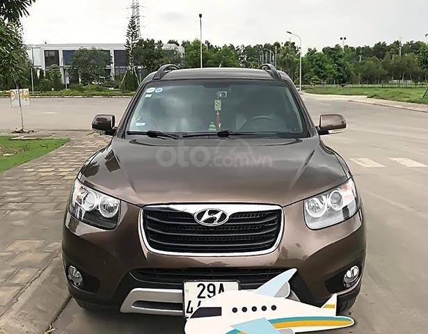 Bán Hyundai Santa Fe sản xuất 2011, màu nâu, nhập khẩu