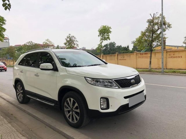 Bán Kia Sorento 2016 màu trắng, tự động, full đầy đủ tiện nghi0