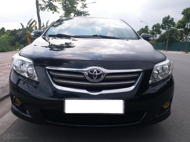 Toyota Corolla Alltis 1.8AT màu đen sản xuất 2009 số tự động biển Hà Nội