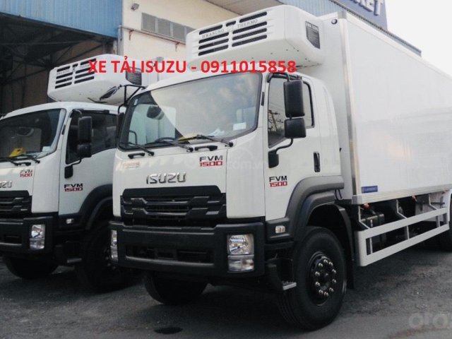 Bán xe tải Isuzu 15 tấn thùng đông lạnh, giá tốt0