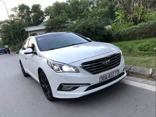 Bán Hyundai Sonata năm 2015, màu trắng, nhập khẩu nguyên chiếc, 768tr