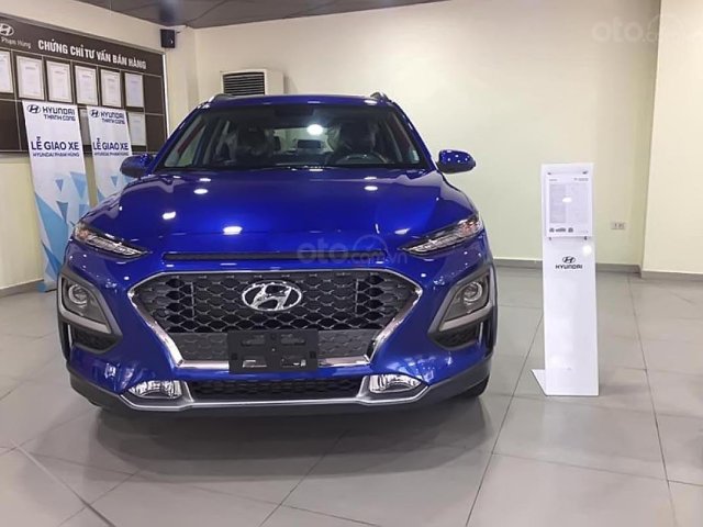 Bán ô tô Hyundai Kona đời 2019, màu xanh lam, 735tr0