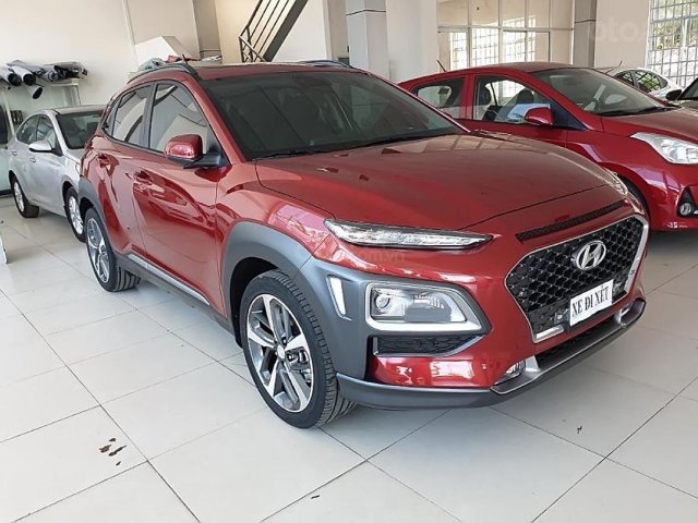 Cần bán Hyundai Kona 1.6 Turbo 2019, màu đỏ0