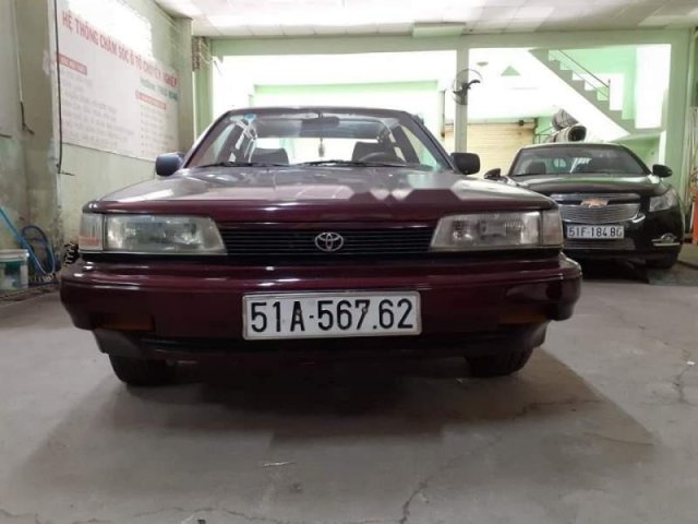 Bán Toyota Camry sản xuất năm 1991, màu đỏ, nhập khẩu nguyên chiếc số sàn