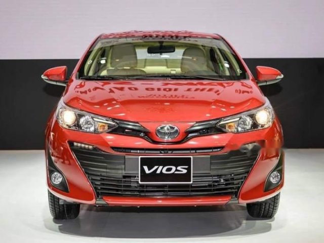 Bán xe Toyota Vios năm sản xuất 2019, màu đỏ. Ưu đãi hấp dẫn0