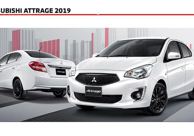 [HOT] Mitsubishi Attrage đời 2019, màu trắng, nhập khẩu nguyên chiếc, giá chỉ 375 triệu