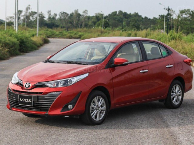 Cần bán Toyota Vios 1.5 G đời 2019, màu đỏ