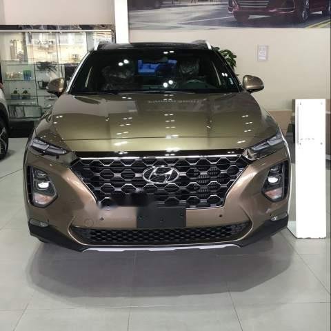 Bán Hyundai Santa Fe sản xuất năm 2019, màu nâu