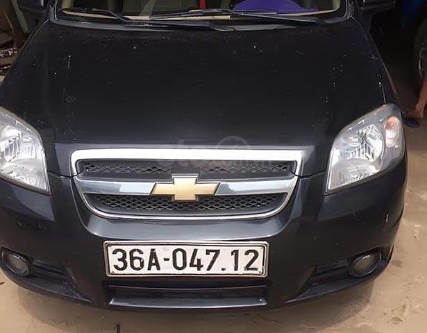 Bán xe Chevrolet Aveo 1.5MT đời 2013, màu đen, xe như mới0