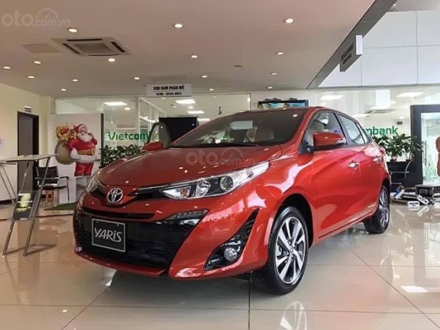 Bán Toyota Yaris 1.5G sản xuất 2019, màu đỏ, xe nhập giá cạnh tranh0