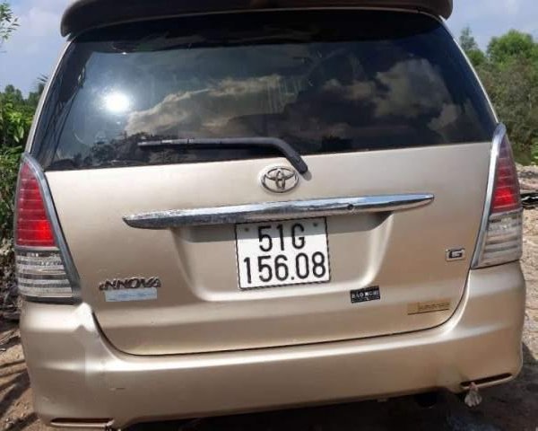 Bán ô tô Toyota Innova J lên G sản xuất năm 2008, màu vàng cát