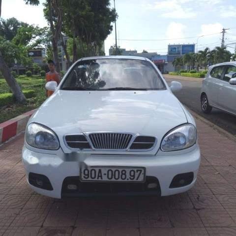 Cần bán Daewoo Lanos đời 2001, màu trắng, xe nhập, giá chỉ 55 triệu