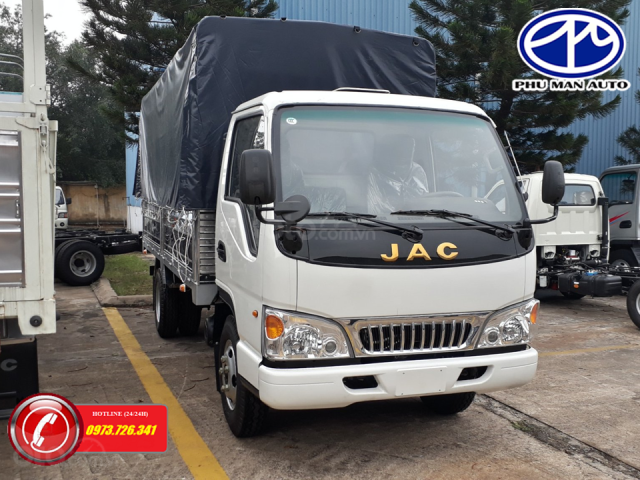 Xe tải JAC 2T4 đời 2019 máy Isuzu thùng dài 4m40