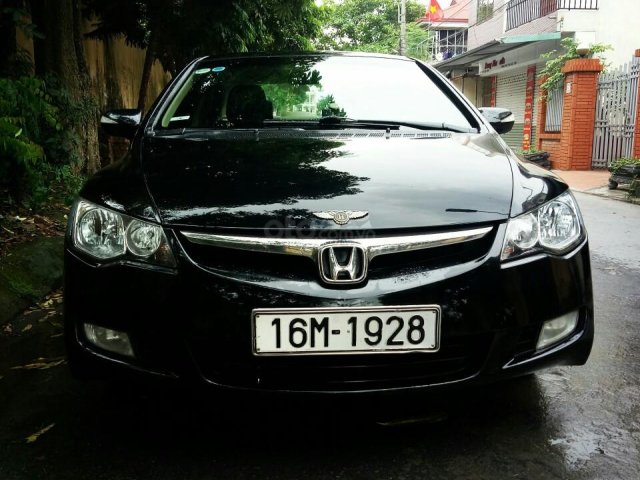 Chính chủ bán Honda Civic sản xuất 2008, màu đen