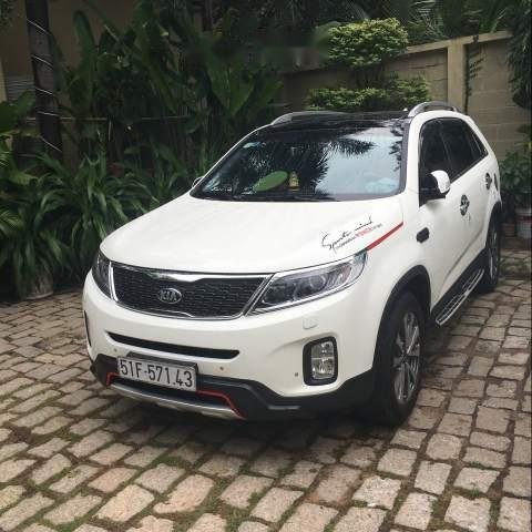 Bán ô tô Kia Sorento sản xuất năm 2015, màu trắng, xe đẹp