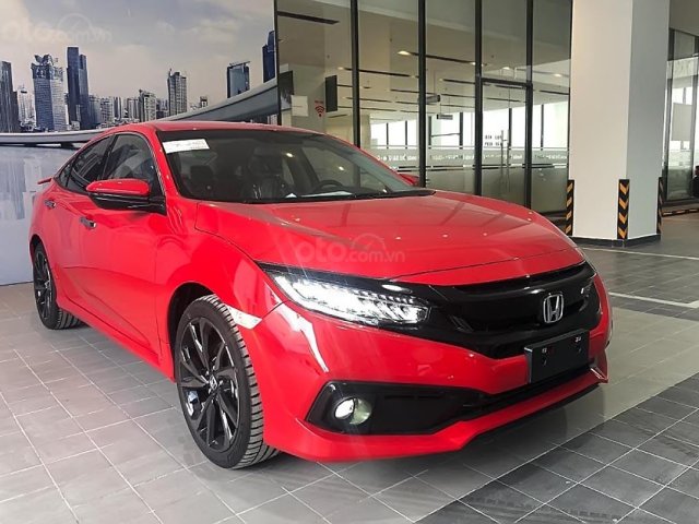 Bán Honda Civic RS 1.5 AT 2019, màu đỏ, xe nhập