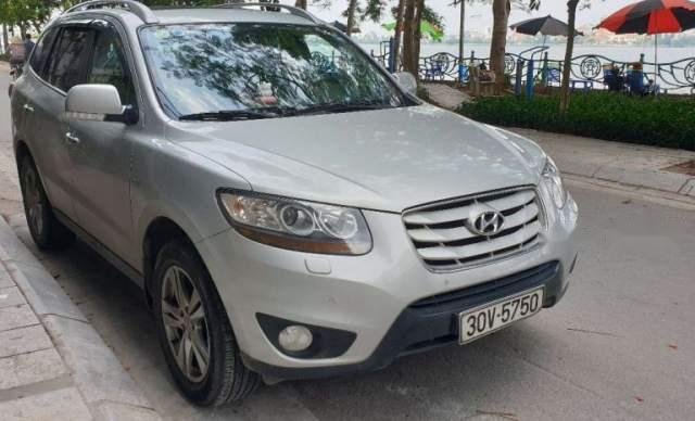 Bán Hyundai Santa Fe SLX 2010, màu bạc, nhập khẩu  