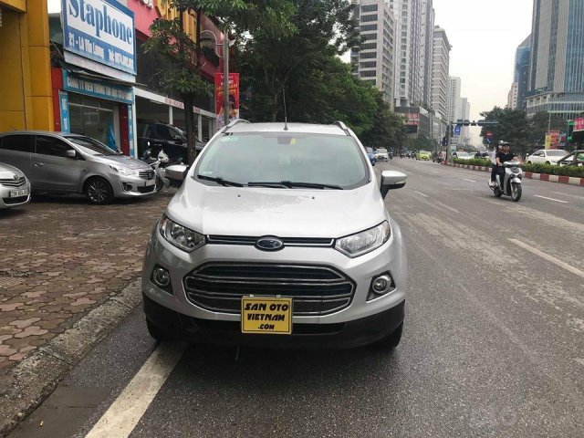 Bán Ford EcoSport 1.5AT bản Titanium đời 2016, màu bạc, giá 525tr