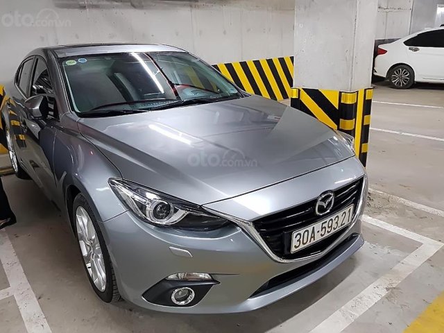 Bán ô tô Mazda 3 2.0 AT sản xuất năm 2015, màu xám chính chủ, giá 605tr