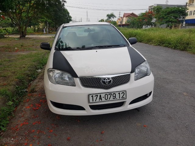 Bán Toyota Vios đời 2007 màu trắng, xe chính chủ, biển Thái Bình, cần bán 166 triệu