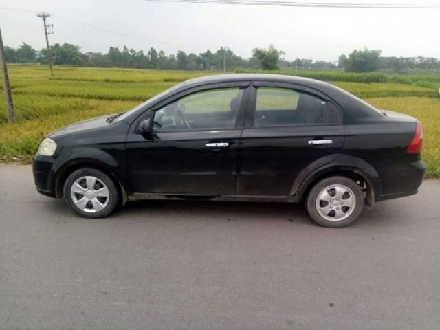 Cần bán lại xe Daewoo Gentra đời 2007, màu đen0