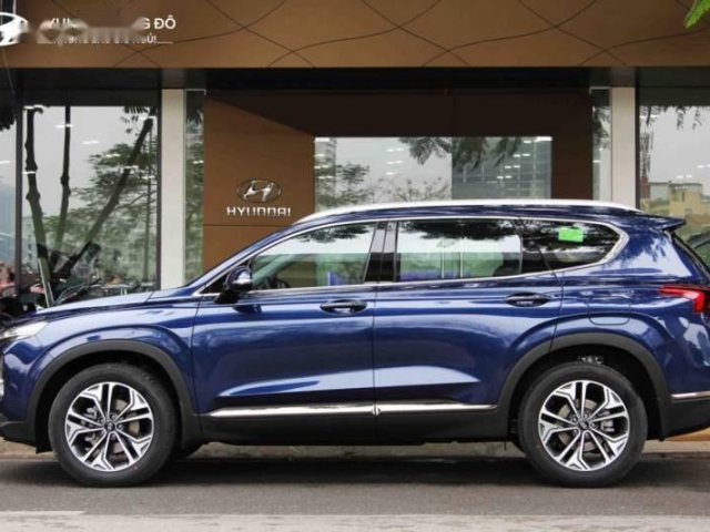 Bán Hyundai Santa Fe năm 2019, màu xanh lam