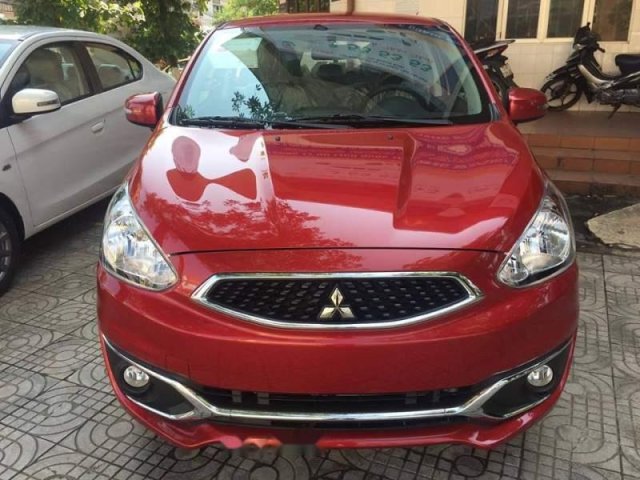 Cần bán Mitsubishi Mirage sản xuất 2017, màu đỏ, nhập khẩu Thái, giá 305tr0