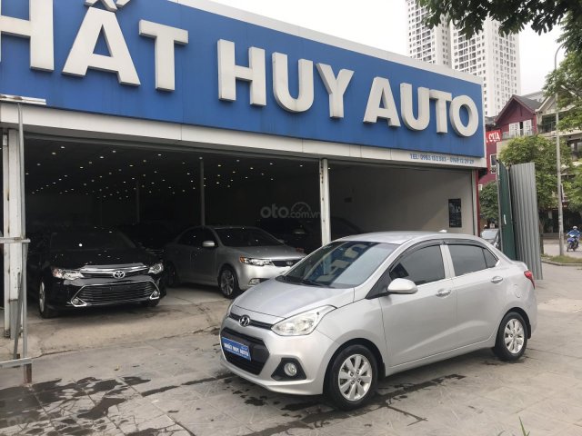 Bán ô tô Hyundai Grand i10 1.2MT sản xuất 2016, màu bạc, xe nhập