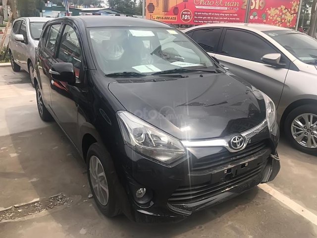 Bán Toyota Wigo 1.2G AT đời 2019, màu đen, xe nhập giá cạnh tranh