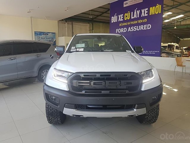 Bán xe Ford Ranger Raptor 2.0L 4x4 AT sản xuất năm 2019, màu trắng, nhập khẩu nguyên chiếc